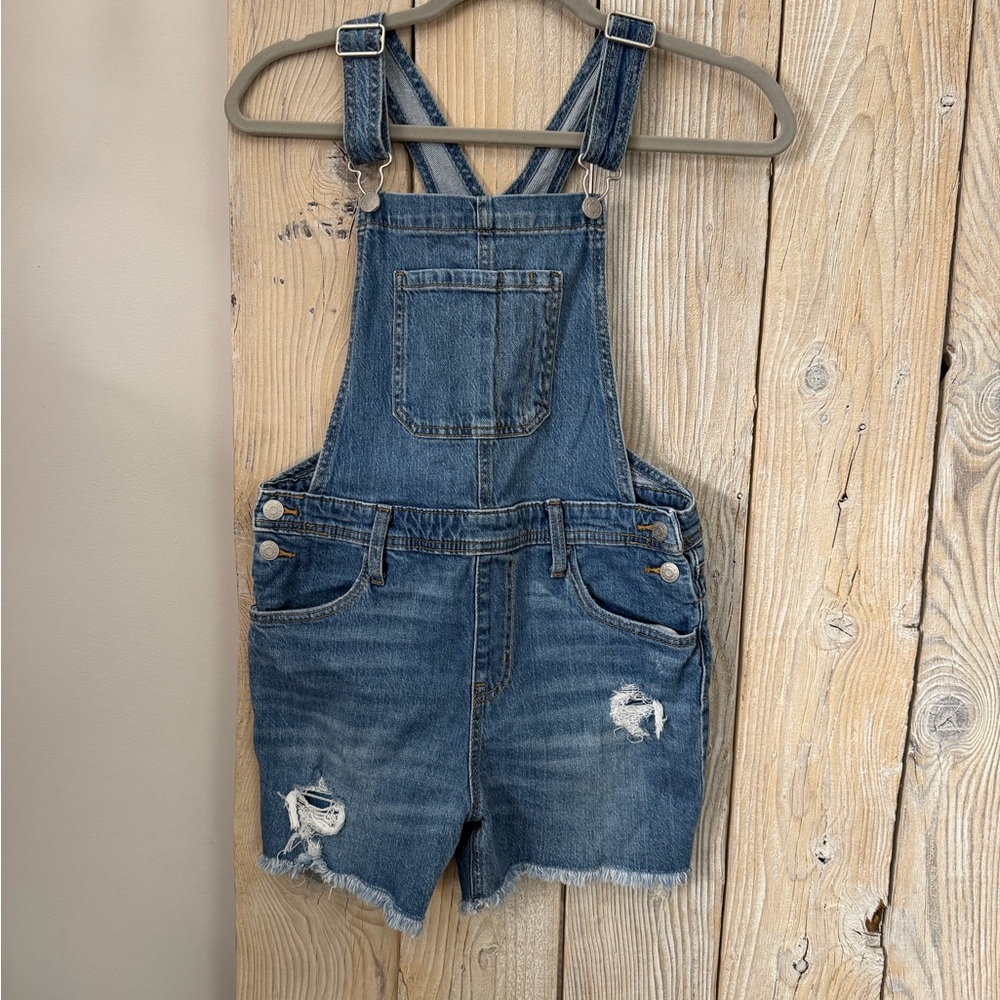 Cat & Jack Blue Denim Shortalls.